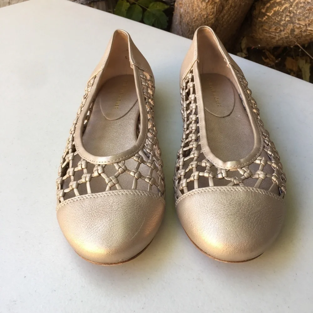 Etienne Aigner Eden Skimmer Flat Gold